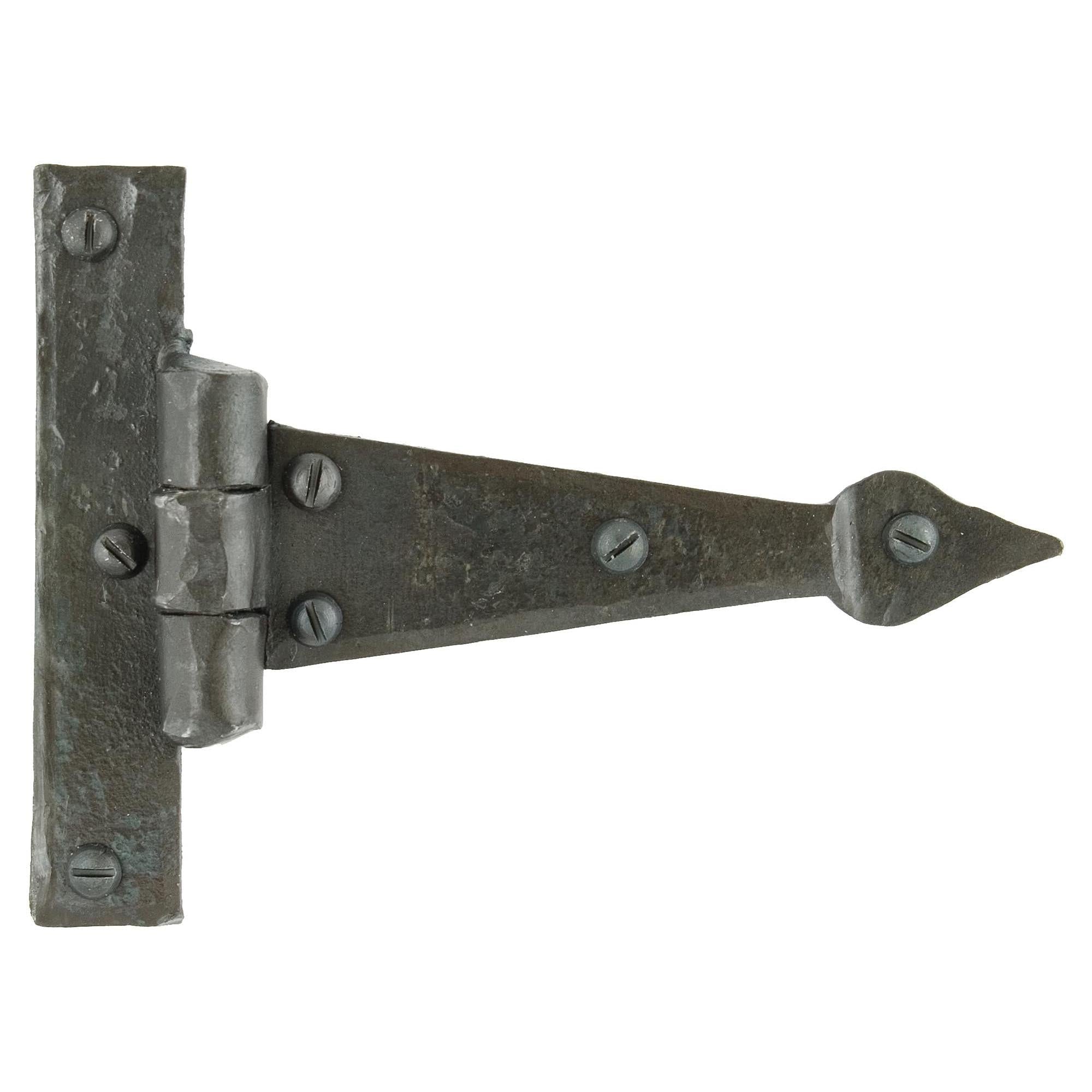 Beeswax 4" Arrow Head T Hinge (pair) | From The Anvil - T Hinges - From The Anvil - Yester Home