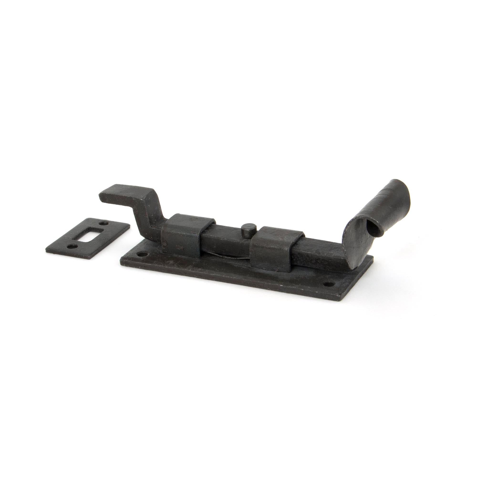 Beeswax 4" Cranked Door Bolt | From The Anvil - Bolts - From The Anvil - Yester Home