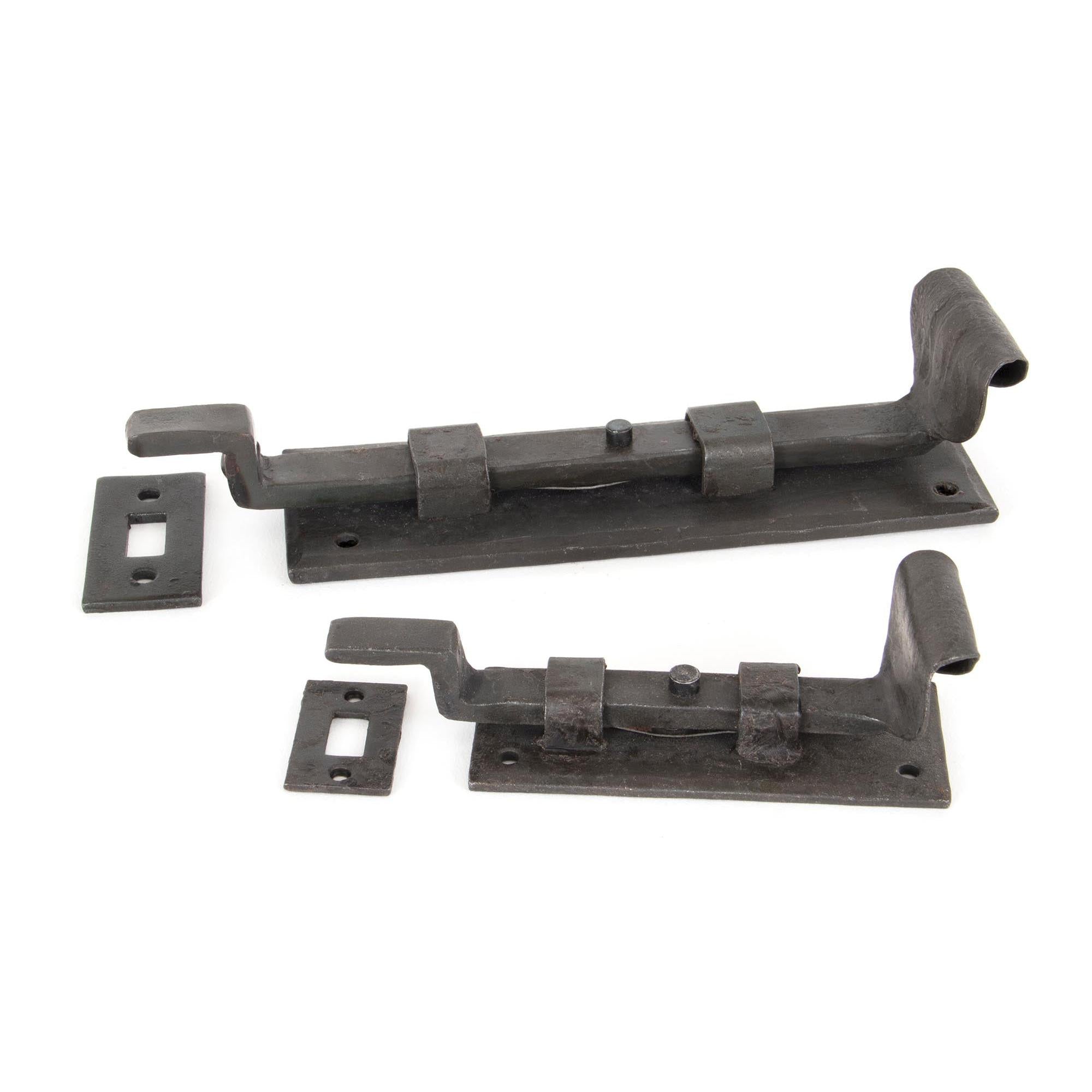 Beeswax 4" Cranked Door Bolt | From The Anvil - Bolts - From The Anvil - Yester Home