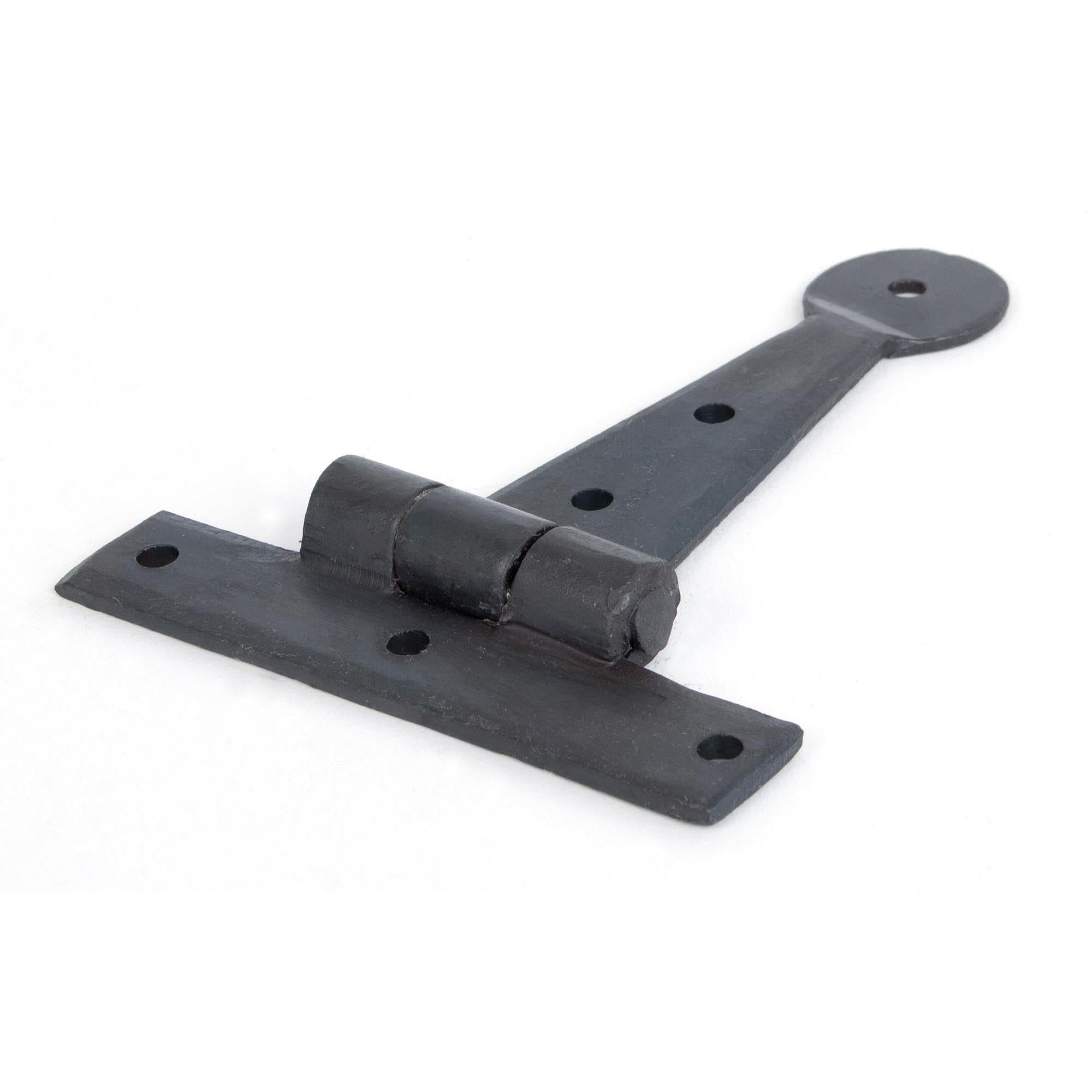 Beeswax 4" Penny End T Hinge (pair) | From The Anvil - T Hinges - From The Anvil - Yester Home