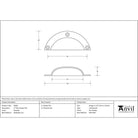 Beeswax 4" Plain Drawer Pull | From The Anvil - Drawer Pulls - From The Anvil - Yester Home