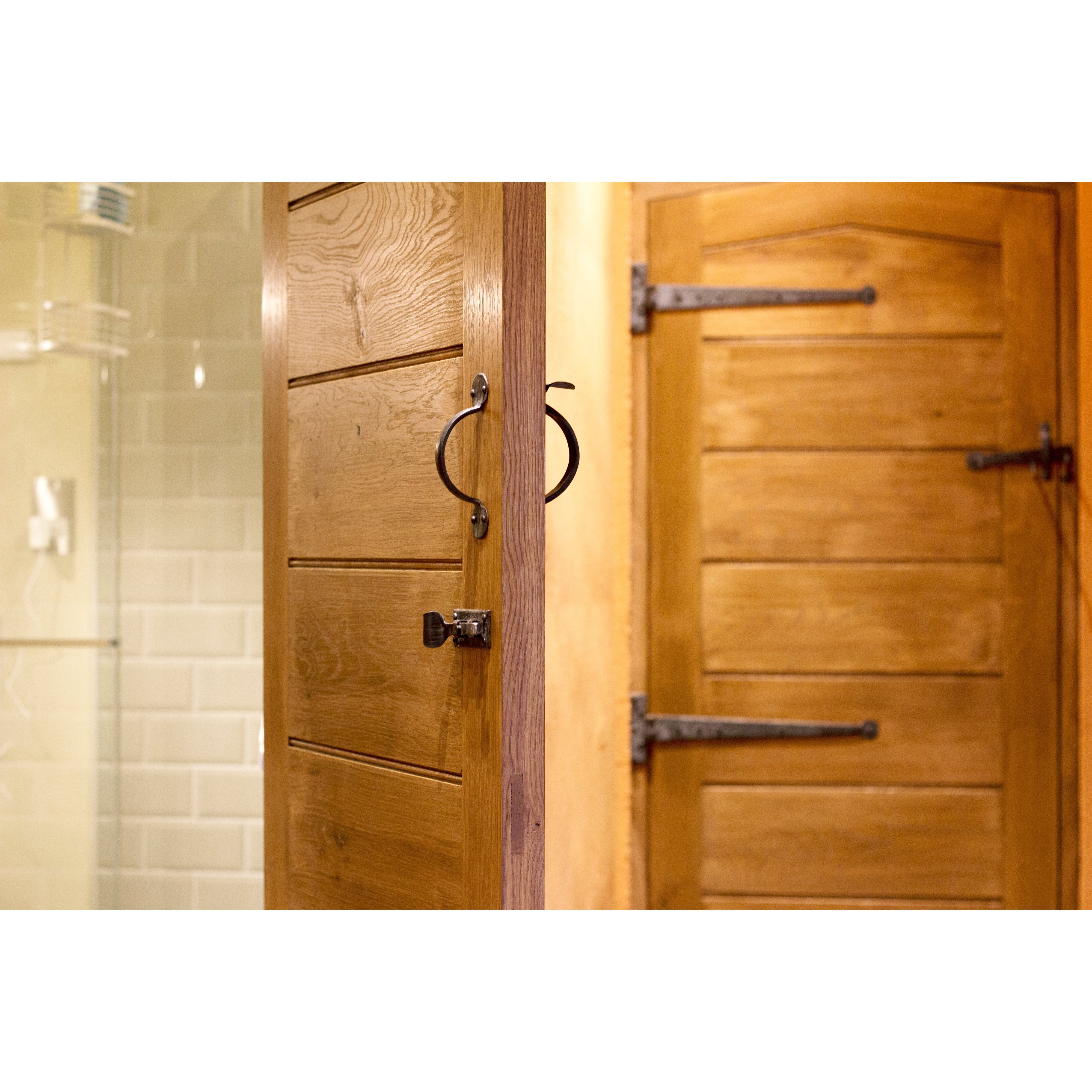 Beeswax 4" Straight Door Bolt | From The Anvil-Bolts-Yester Home