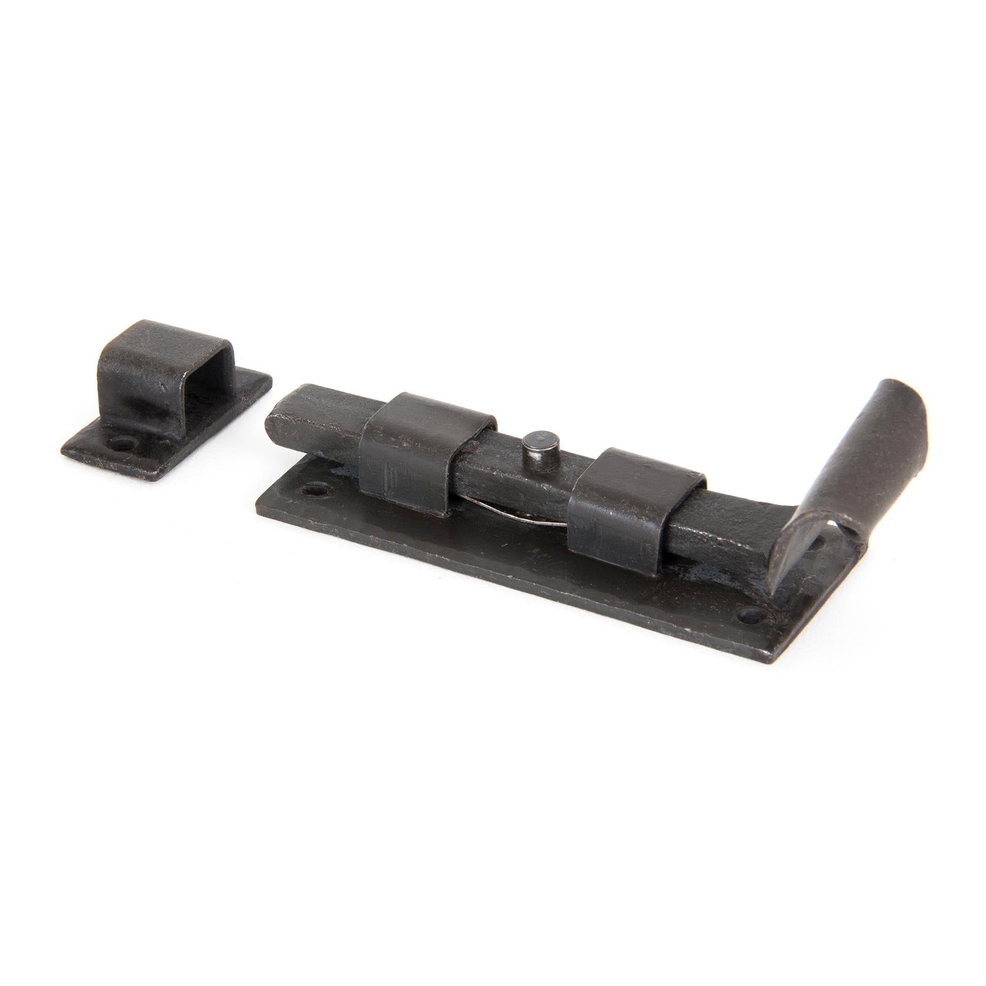 Beeswax 4" Straight Door Bolt | From The Anvil - Bolts - From The Anvil - Yester Home