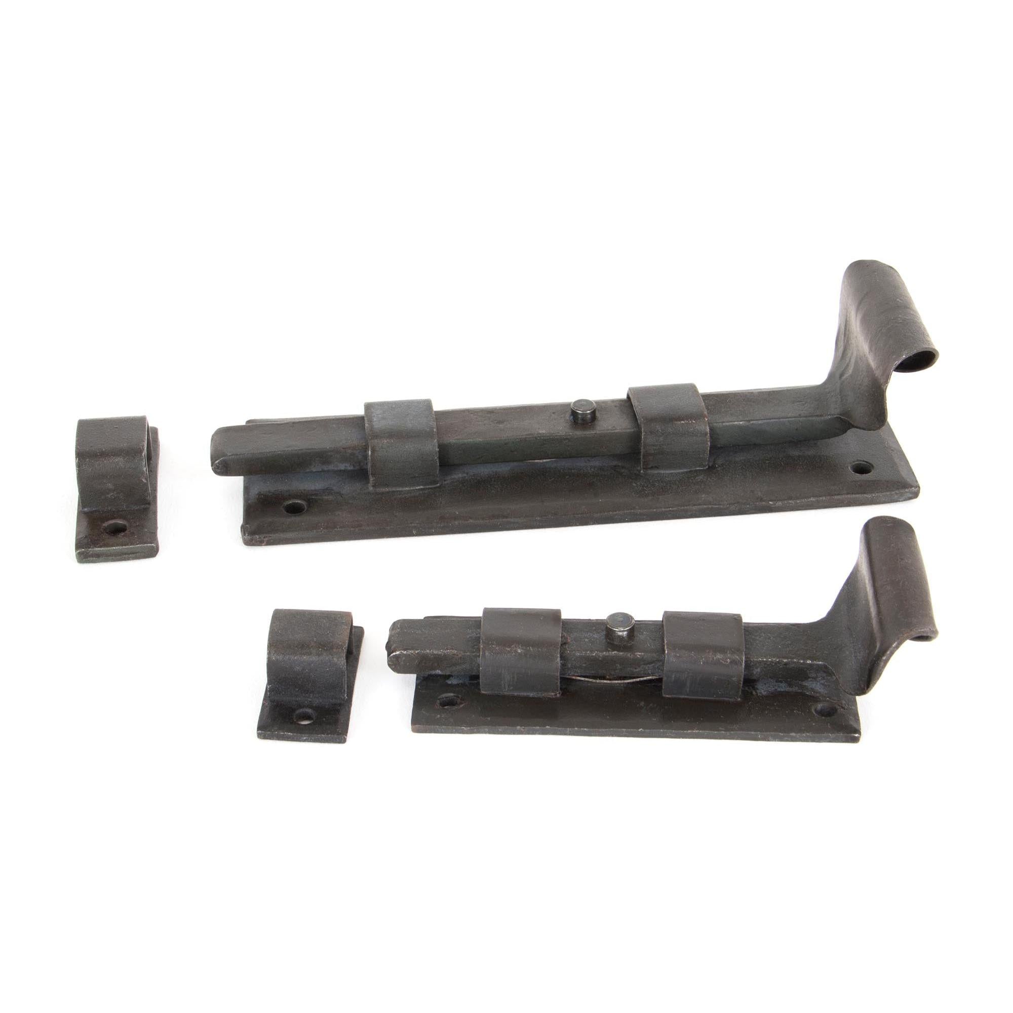 Beeswax 4" Straight Door Bolt | From The Anvil - Bolts - From The Anvil - Yester Home
