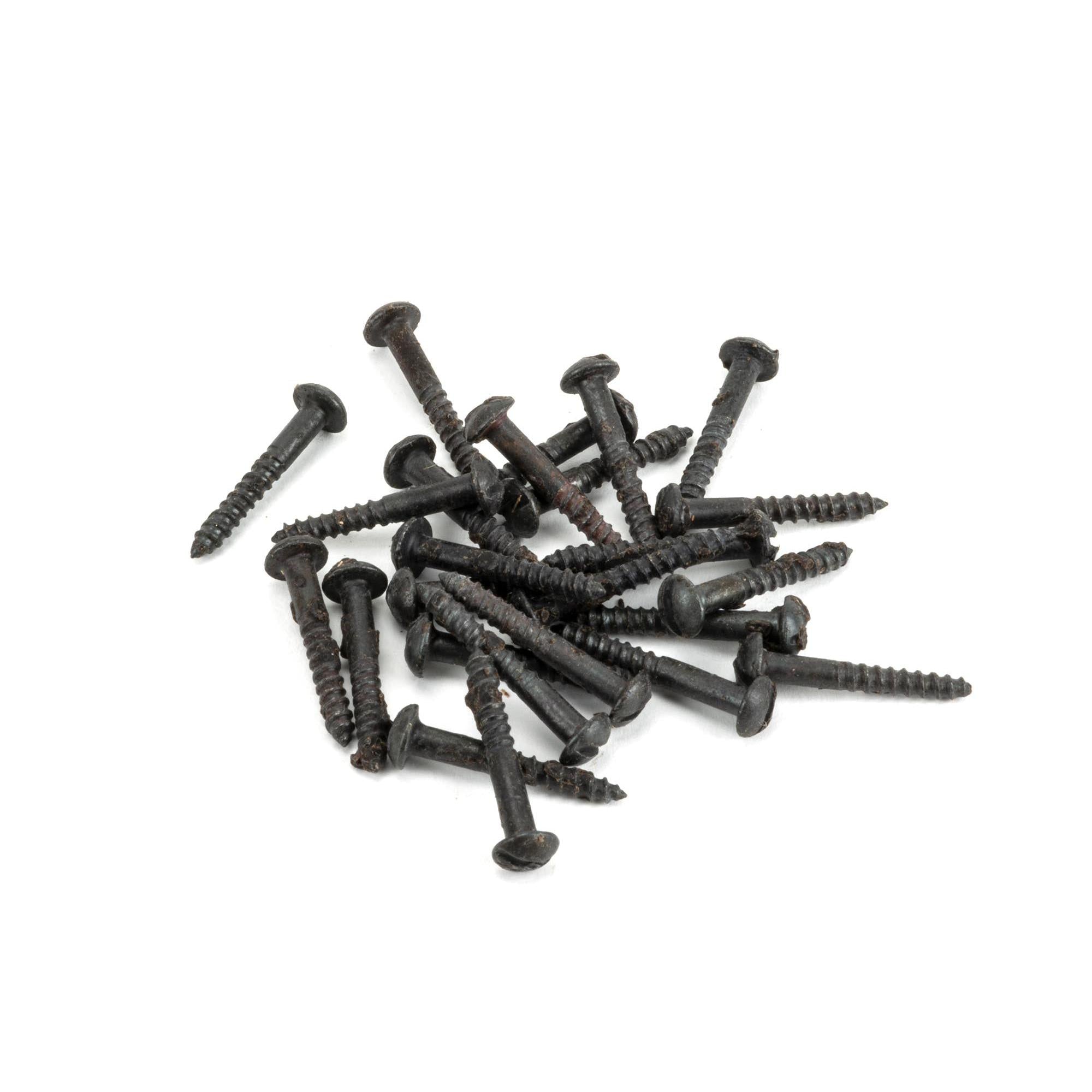 Beeswax 4 x 3/4'' Round Head Screws (25) | From The Anvil - Screws & Bolts - From The Anvil - Yester Home