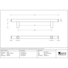 Beeswax 400mm Pull Handle | From The Anvil - Door Pull Handles - From The Anvil - Yester Home