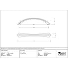Beeswax 5" Shell Pull Handle | From The Anvil - Pull Handles - From The Anvil - Yester Home