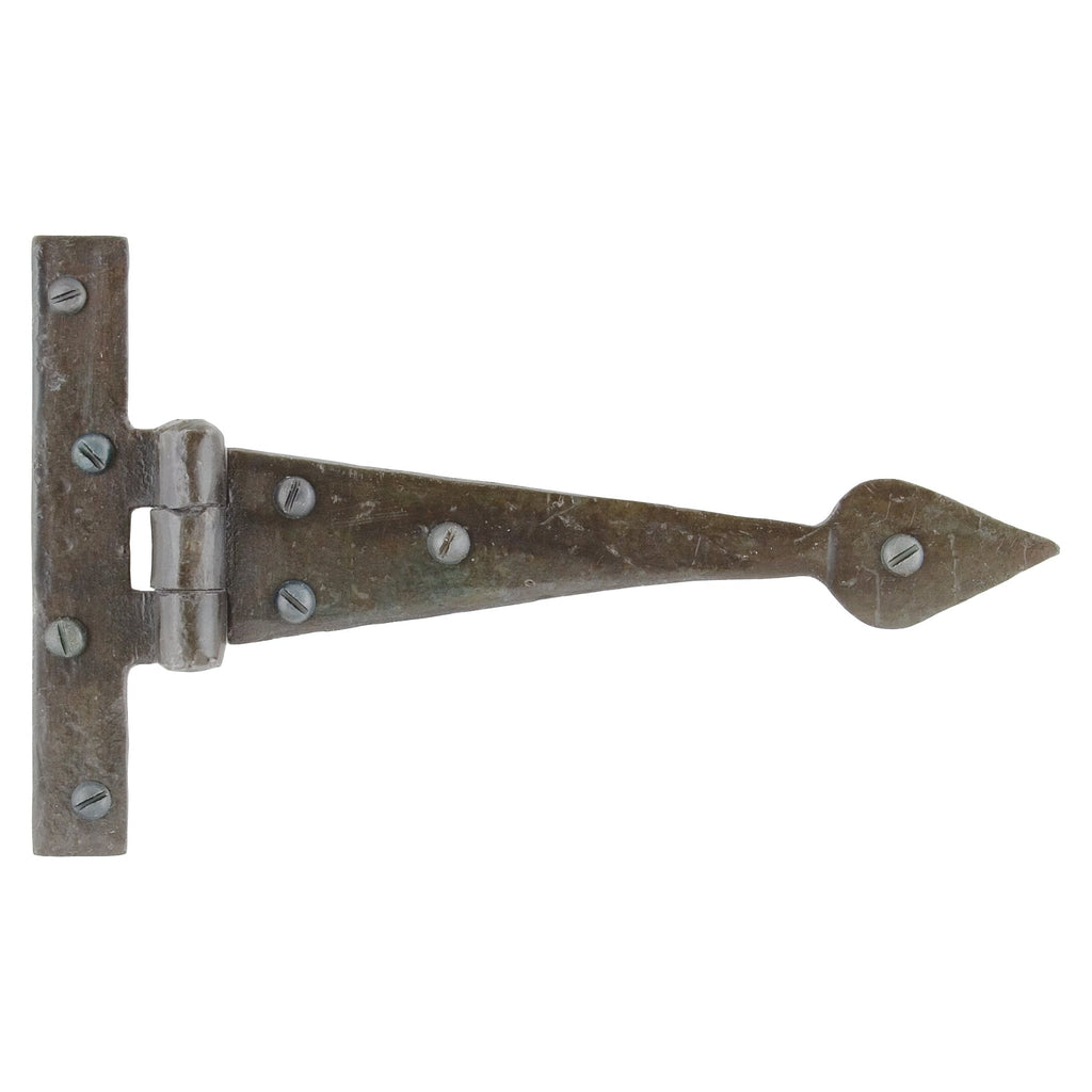 Beeswax 6" Arrow Head T Hinge (pair) | From The Anvil
