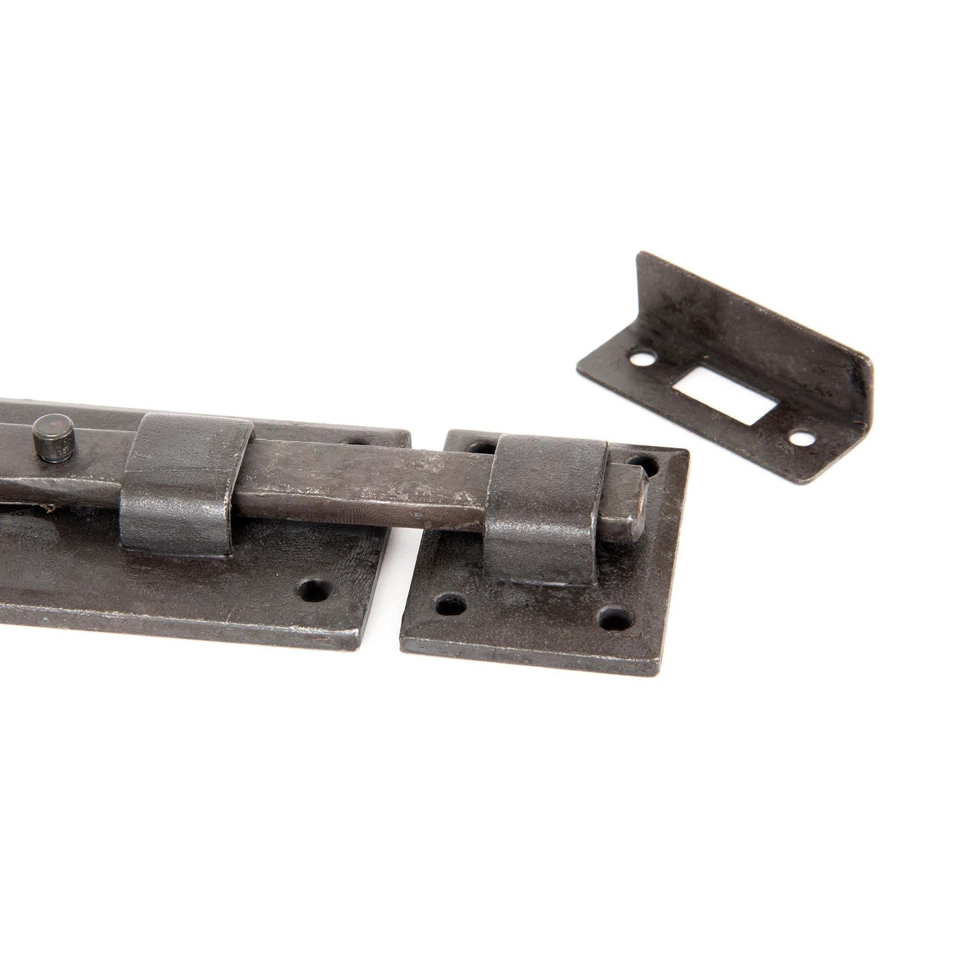 Beeswax 6" French Door Bolt | From The Anvil - Bolts - From The Anvil - Yester Home