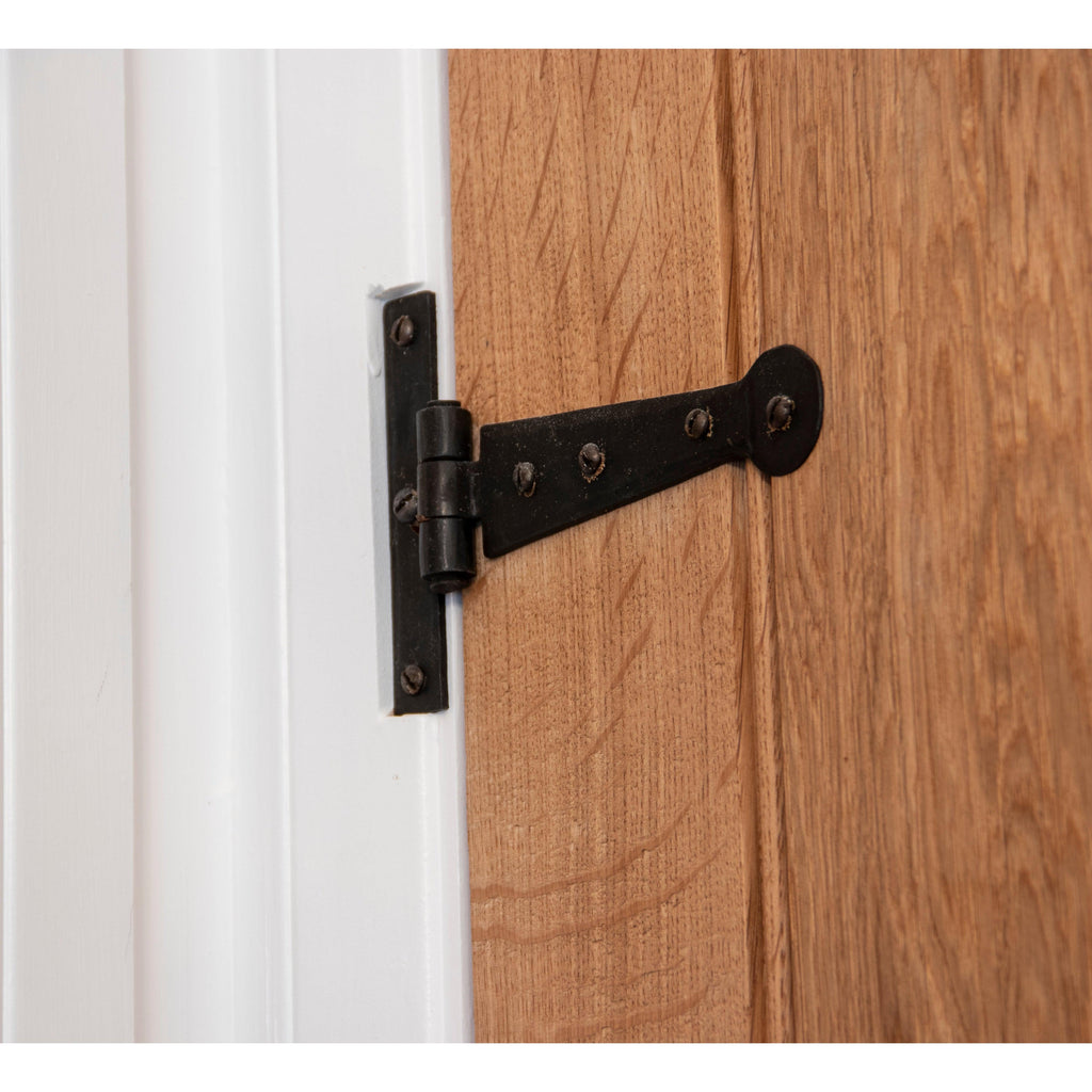Beeswax 6" Penny End T Hinge (pair) | From The Anvil-T Hinges-Yester Home