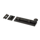 Beeswax 6" Straight Knob Bolt | From The Anvil - Bolts - From The Anvil - Yester Home