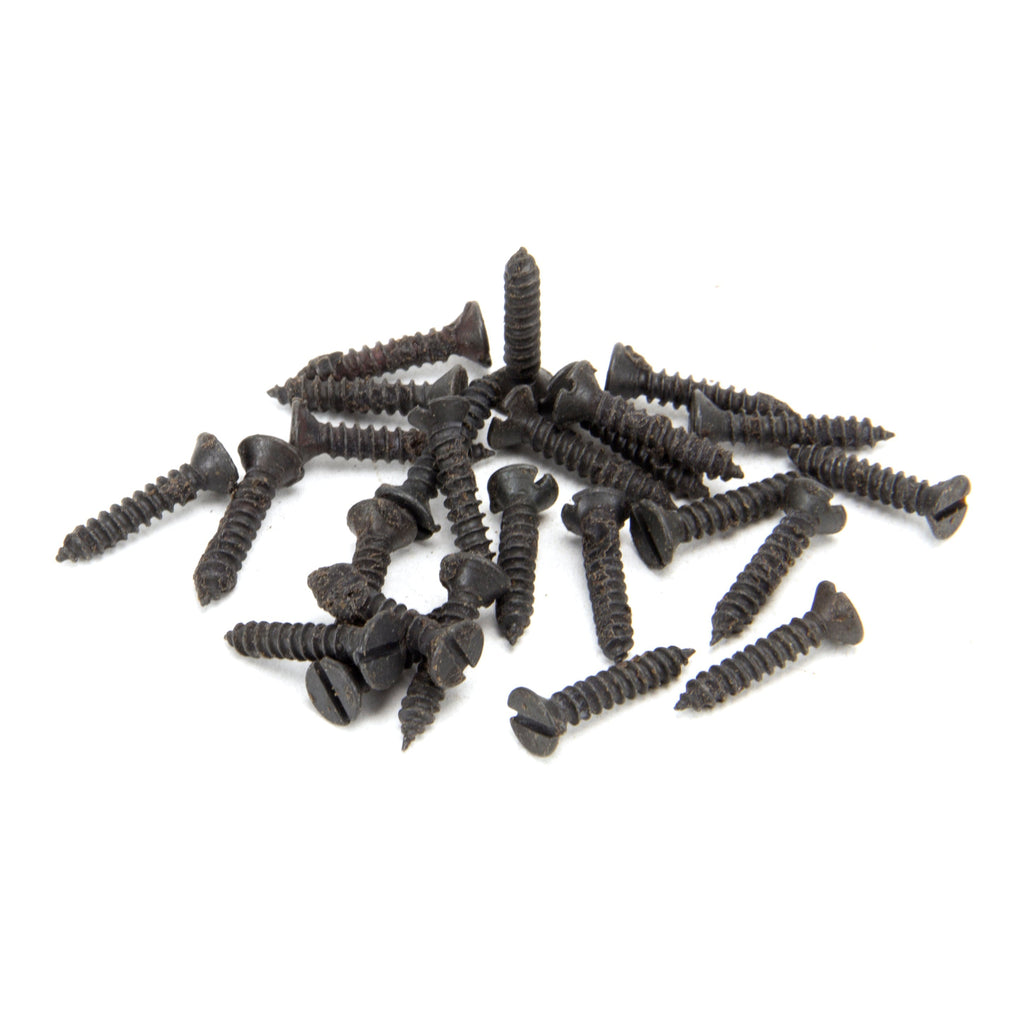 Beeswax 6 x 3/4" Countersunk Screws (25) | From The Anvil