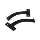 Beeswax 7" Quadrant Stay (Pair) | From The Anvil-Stays-Yester Home