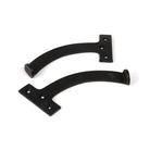 Beeswax 7" Quadrant Stay (Pair) | From The Anvil-Stays-Yester Home
