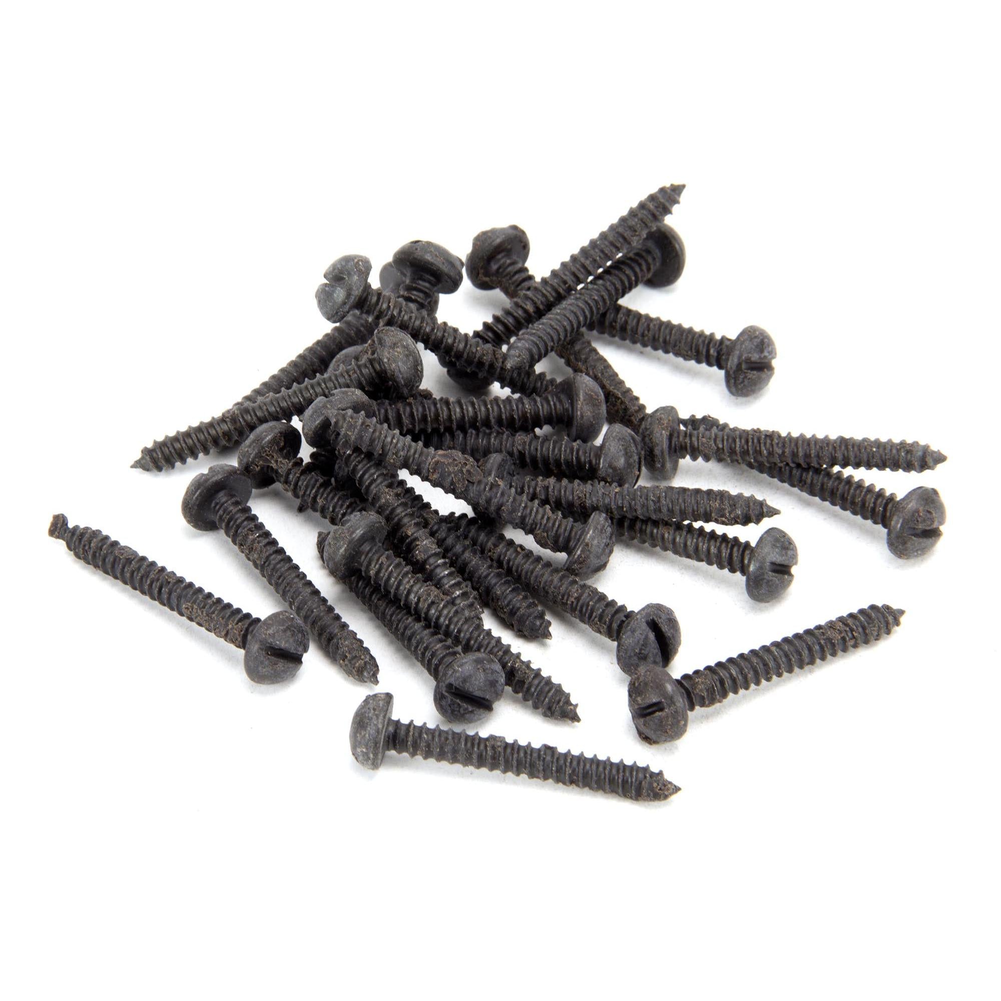 Beeswax 8 x 1¼" Round Head Screws (25) | From The Anvil - Screws & Bolts - From The Anvil - Yester Home