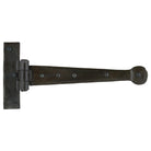 Beeswax 9" Penny End T Hinge (pair) | From The Anvil - T Hinges - From The Anvil - Yester Home