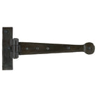 Beeswax 9" Penny End T Hinge (pair) | From The Anvil-T Hinges-Yester Home