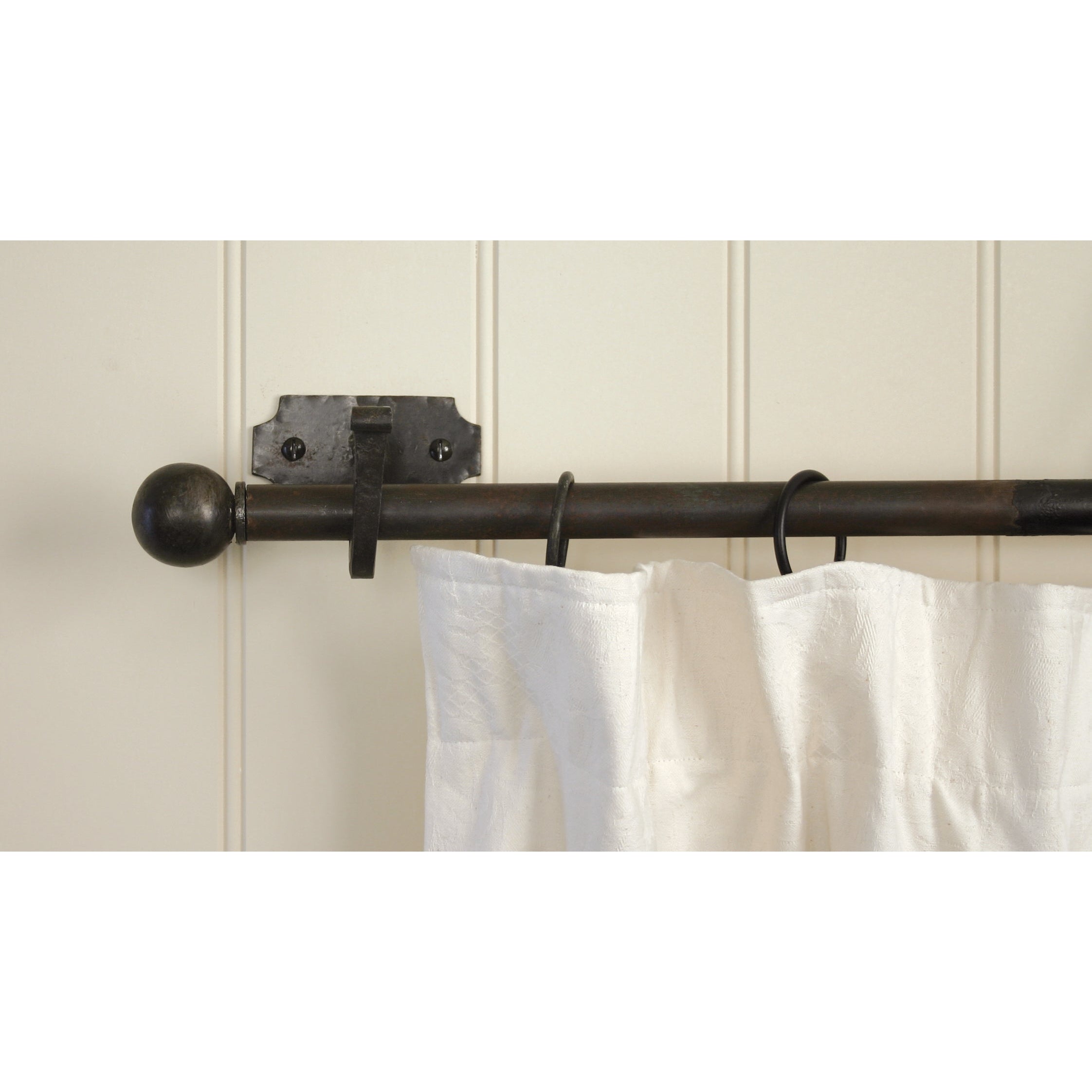 Beeswax Ball Curtain Finial (pair) | From The Anvil-Finials-Yester Home