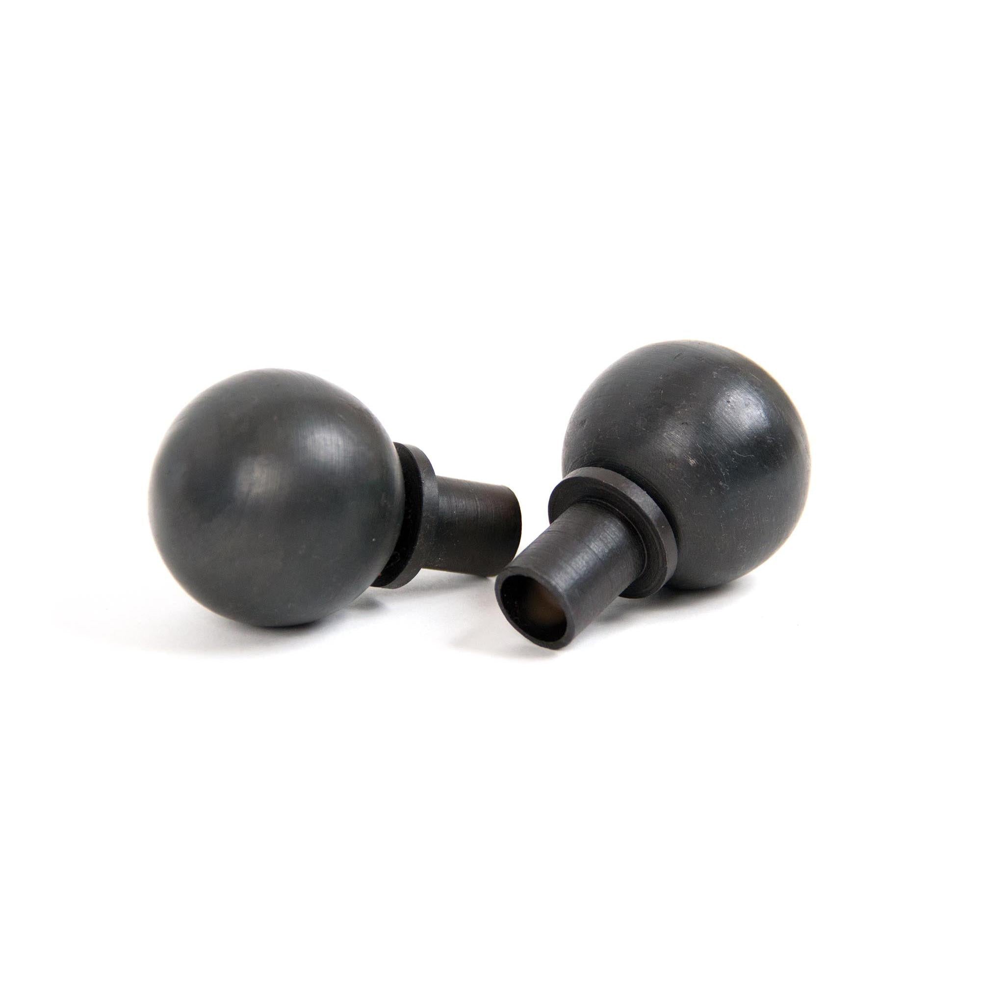 Beeswax Ball Curtain Finial (pair) | From The Anvil - Finials - From The Anvil - Yester Home