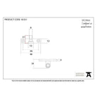 Beeswax Cranked Stay Pin | From The Anvil-Stay Pins-Yester Home