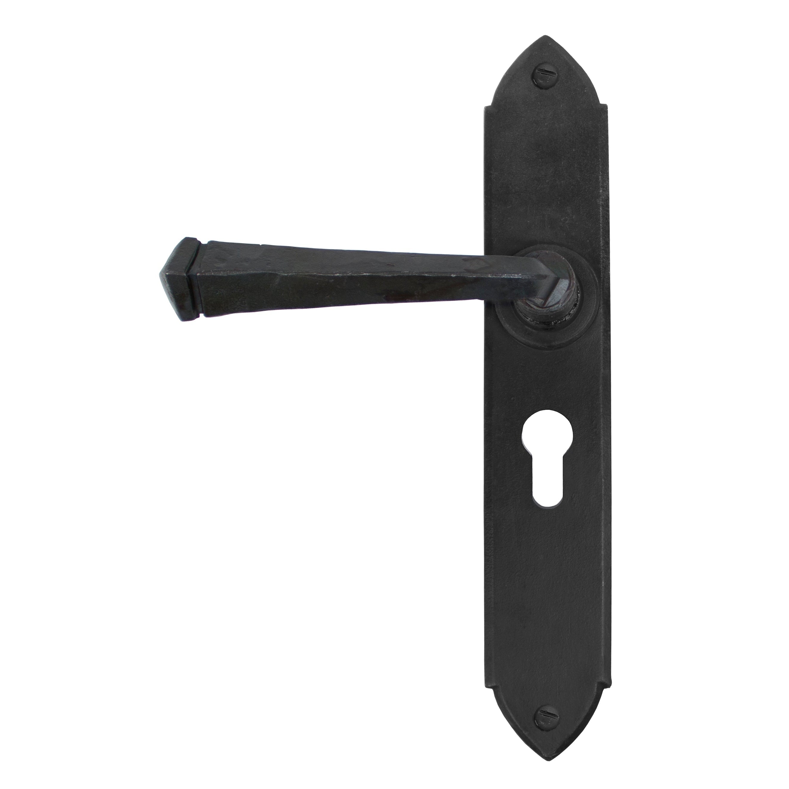 Beeswax Gothic Lever Euro Lock Set | From The Anvil-Lever Euro-Yester Home
