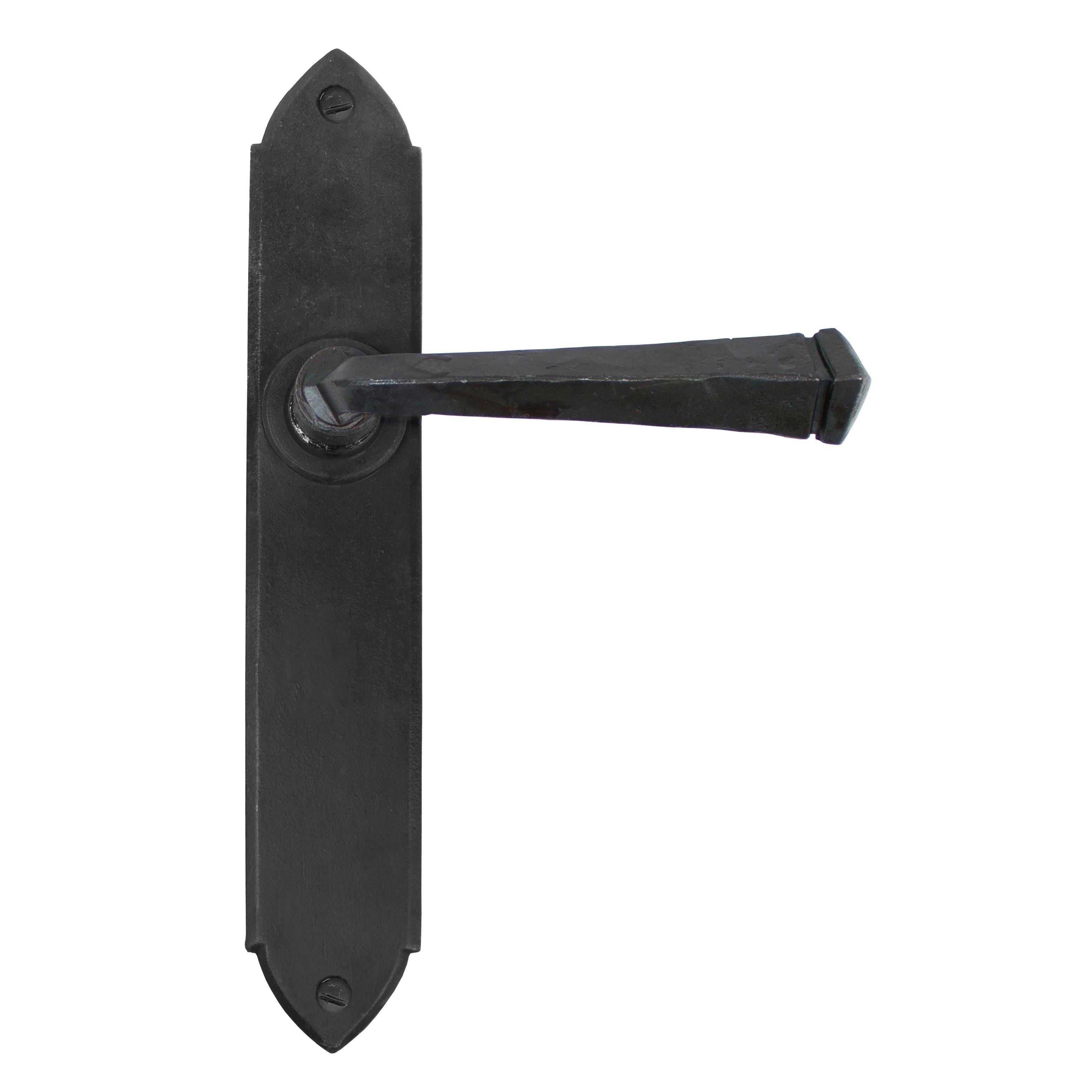 Beeswax Gothic Lever Latch Set | From The Anvil - Lever Latch - From The Anvil - Yester Home