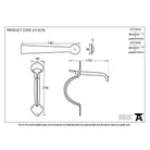 Beeswax Gothic Thumblatch - XL | From The Anvil-Thumblatches-Yester Home