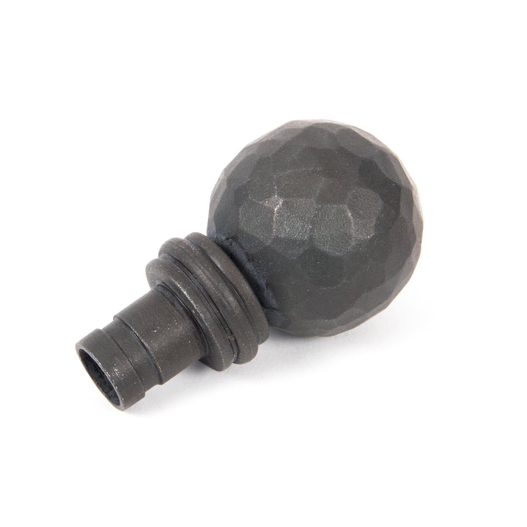 Beeswax Hammered Ball Curtain Finial (pair) | From The Anvil - Finials - From The Anvil - Yester Home