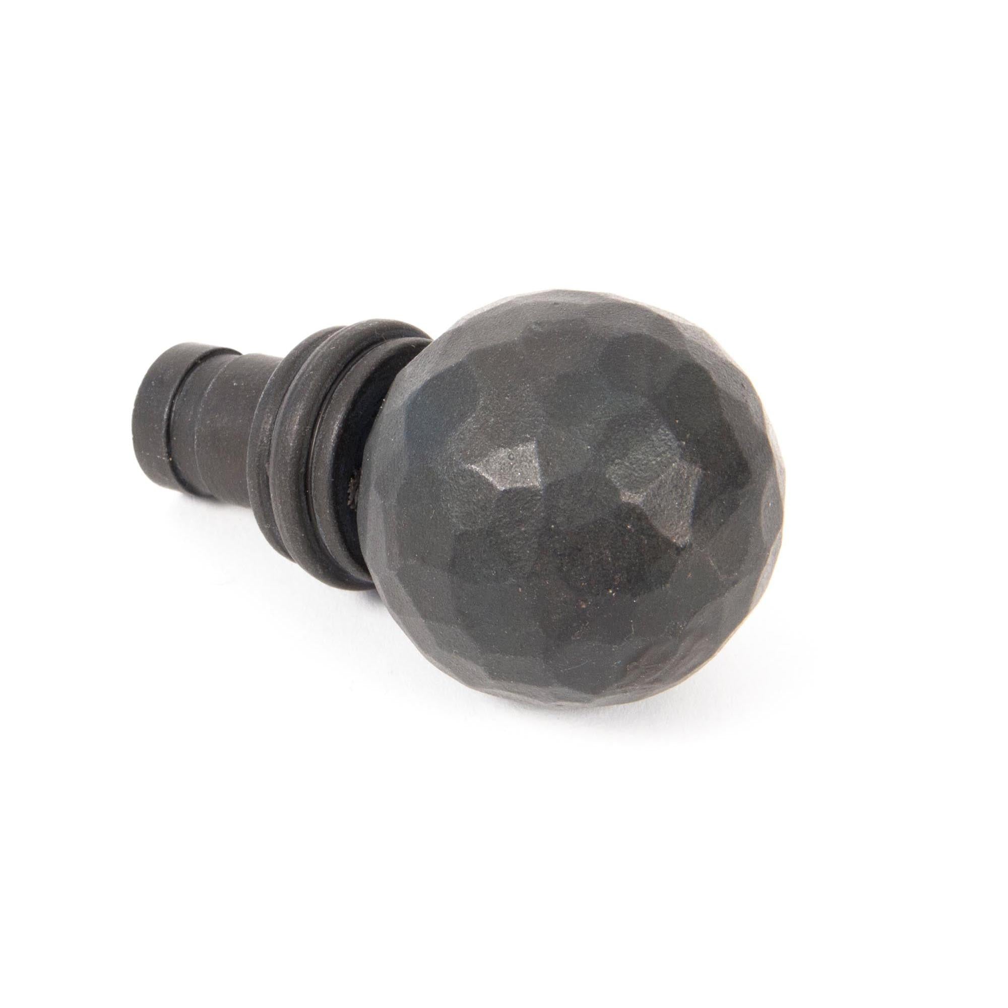 Beeswax Hammered Ball Curtain Finial (pair) | From The Anvil - Finials - From The Anvil - Yester Home