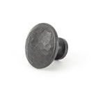 Beeswax Hammered Cabinet Knob - Large | From The Anvil-Cabinet Knobs-Yester Home