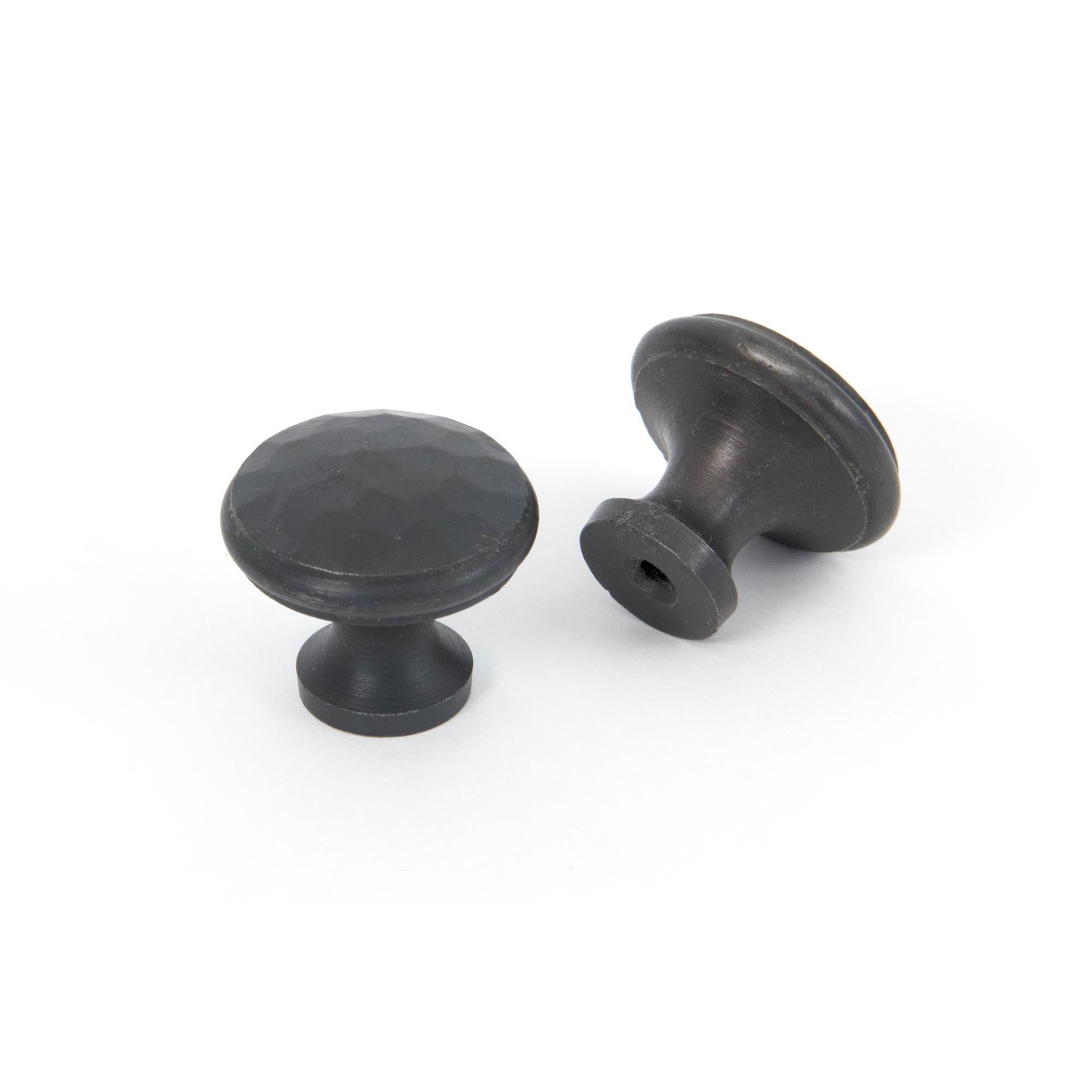 Beeswax Hammered Cabinet Knob - Medium | From The Anvil - Cabinet Knobs - From The Anvil - Yester Home