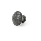 Beeswax Hammered Cabinet Knob - Medium | From The Anvil-Cabinet Knobs-Yester Home