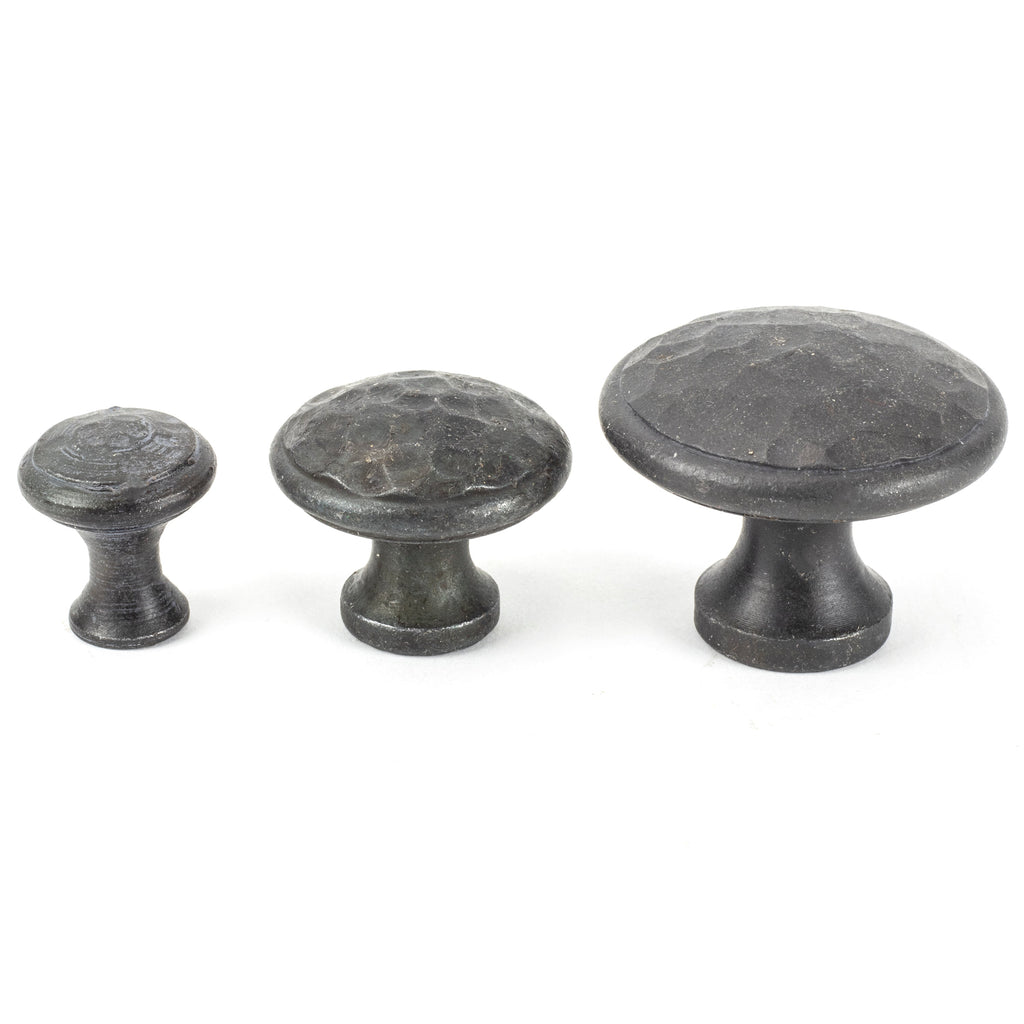 Beeswax Hammered Cabinet Knob - Medium | From The Anvil