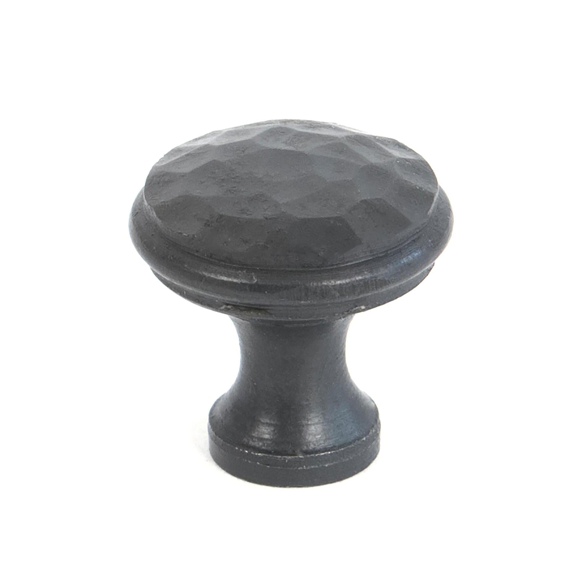 Beeswax Hammered Cabinet Knob - Small | From The Anvil - Cabinet Knobs - From The Anvil - Yester Home