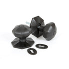 Beeswax Large Octagonal Mortice/Rim Knob Set | From The Anvil-Mortice Knobs-Yester Home