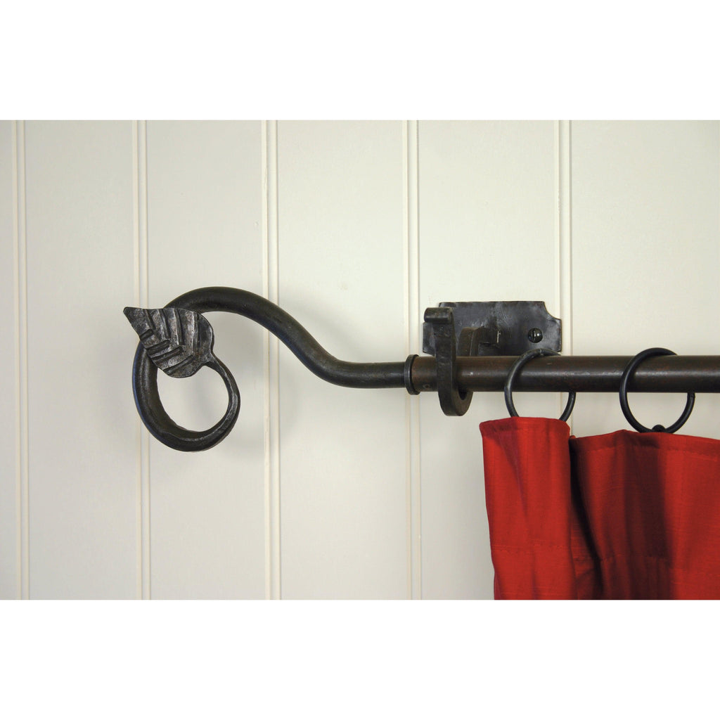Beeswax Leaf Curtain Finial (pair) | From The Anvil-Finials-Yester Home