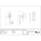 Beeswax Monkeytail Fastener | From The Anvil - Fasteners - From The Anvil - Yester Home