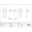 Beeswax Monkeytail Lever Bathroom Set | From The Anvil-Lever Bathroom-Yester Home