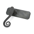 Beeswax Monkeytail Lever Latch Set | From The Anvil-Lever Latch-Yester Home