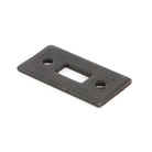 Beeswax Mortice Plate for 6" Cranked Door Bolt | From The Anvil - Bolt Accessories - From The Anvil - Yester Home