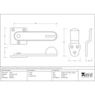Beeswax Privacy Latch Set | From The Anvil-Latches-Yester Home