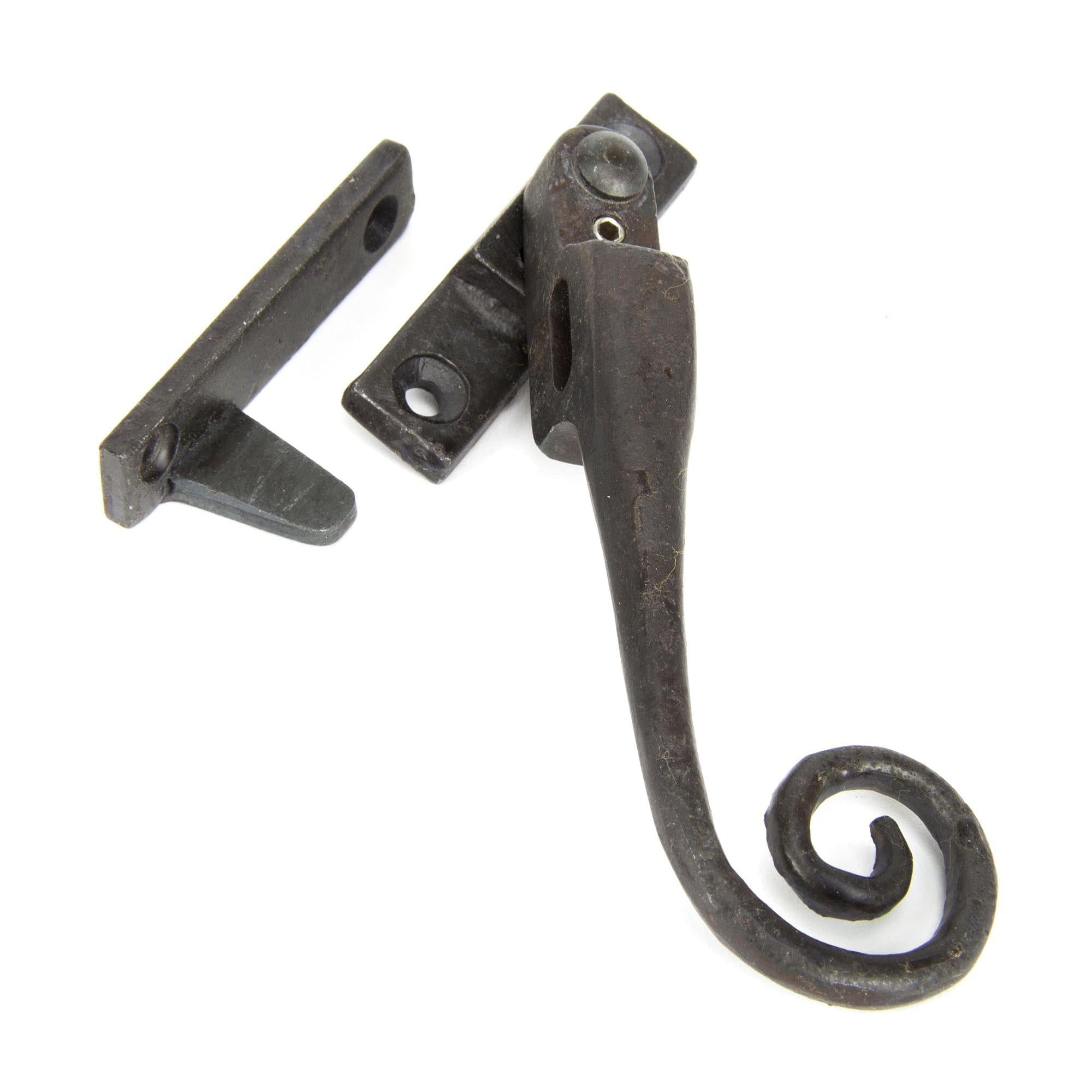 Beeswax RH Locking Night-vent Monkeytail Fastener | From The Anvil - Night-Vent Fasteners - From The Anvil - Yester Home