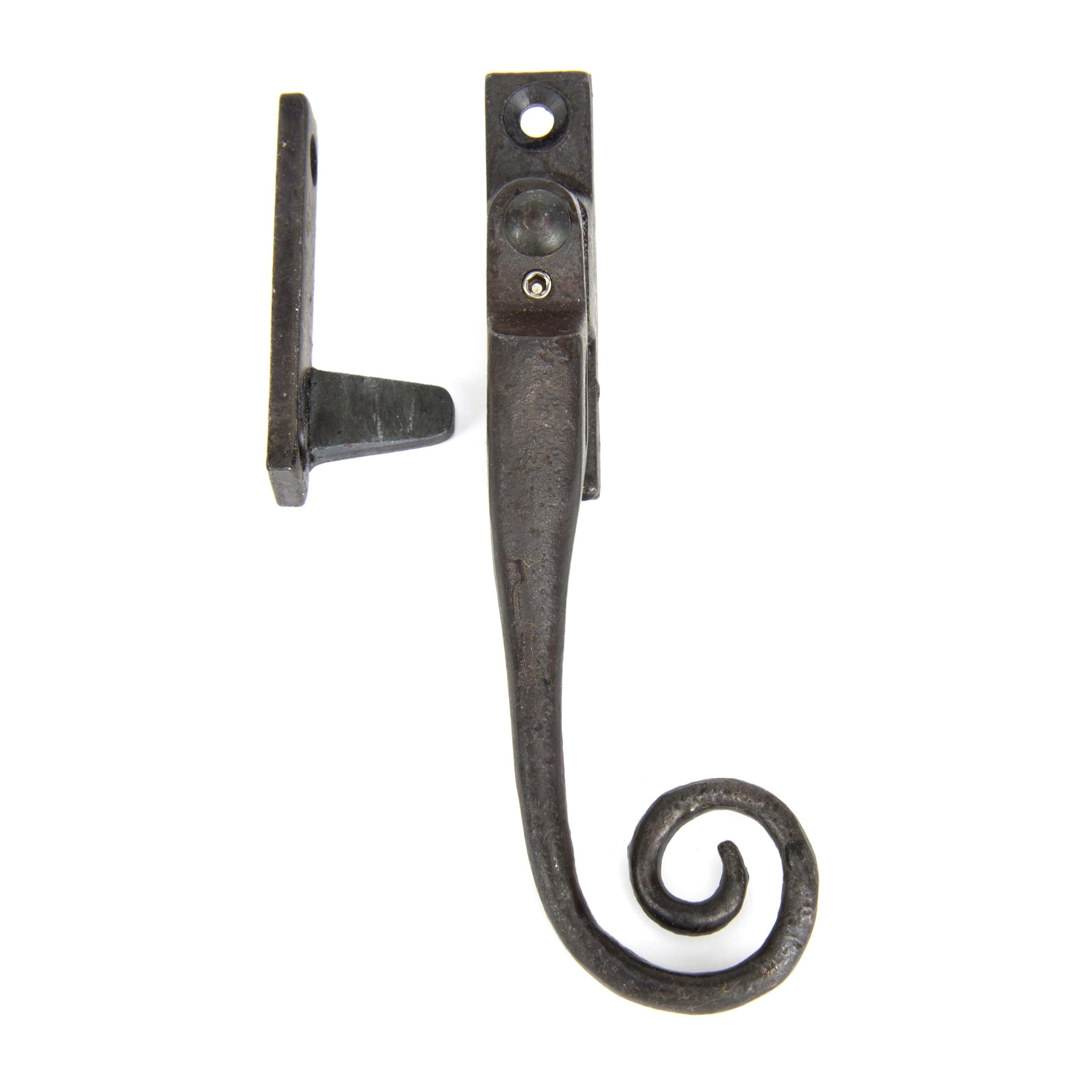 Beeswax RH Locking Night-vent Monkeytail Fastener | From The Anvil - Night-Vent Fasteners - From The Anvil - Yester Home