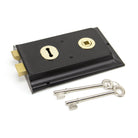 Beeswax Rim Lock & Cast Iron Cover | From The Anvil-Rim Locks & Latches-Yester Home