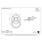 Beeswax Ring Turn Handle Set | From The Anvil-Ring Turns-Yester Home
