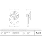 Beeswax Ring Turn Handle Set | From The Anvil - Ring Turns - From The Anvil - Yester Home