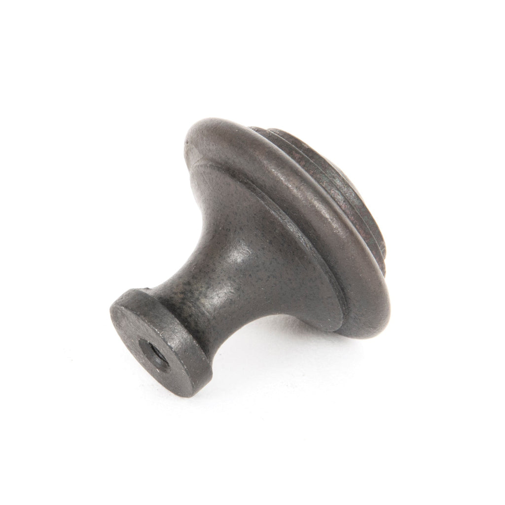Beeswax Ringed Cabinet Knob - Large | From The Anvil
