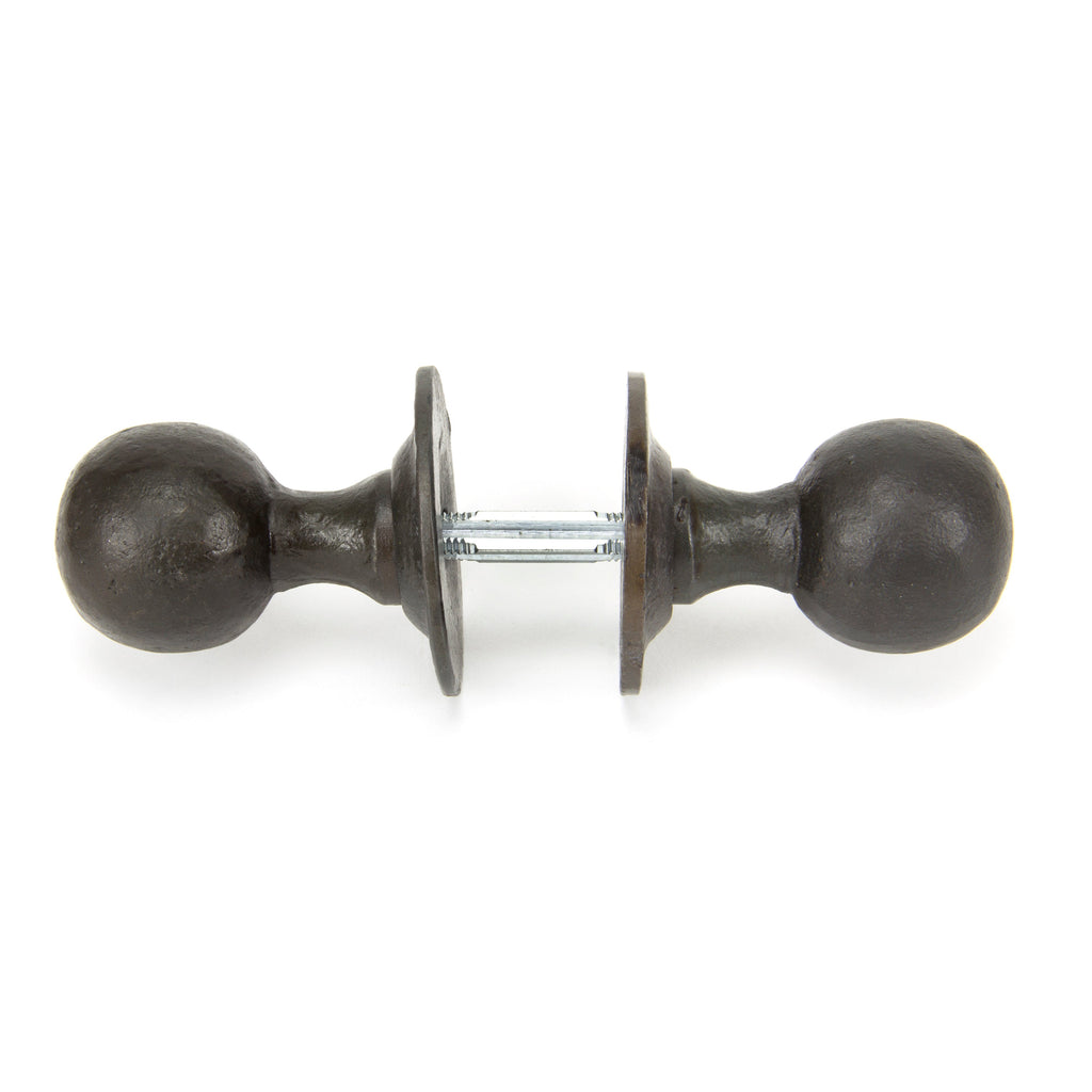 Beeswax Round Mortice/Rim Knob Set | From The Anvil-Mortice Knobs-Yester Home