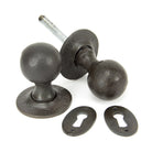 Beeswax Round Mortice/Rim Knob Set | From The Anvil-Mortice Knobs-Yester Home