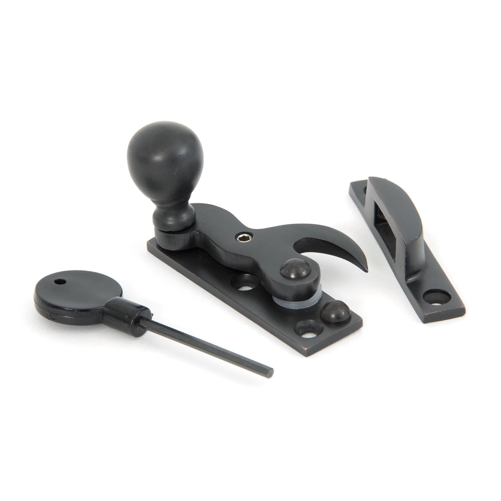Beeswax Sash Hook Fastener | From The Anvil - Sash Hook Fasteners - From The Anvil - Yester Home